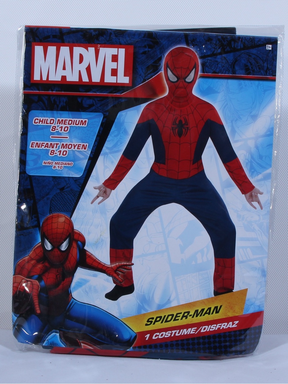 Party City Marvel Spiderman 2-piece Costume #187 NWT